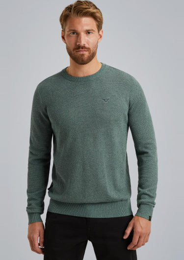 PKW2508324 5125 | Pullover mit Waffelstruktur